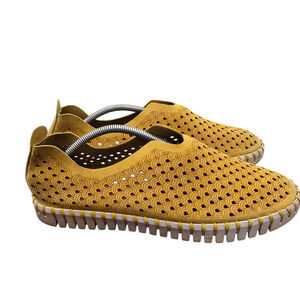 Ilse Jacobsen Tulip Womens 41 EU 10 US Golden Rod Slip On Low Top Round Toe